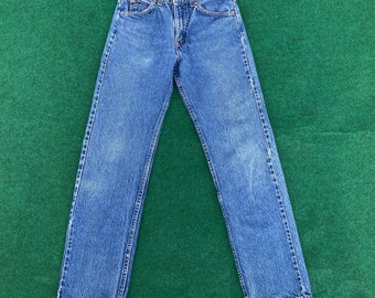 Vintage Levis 505 Women Blue Denim 80s Jeans