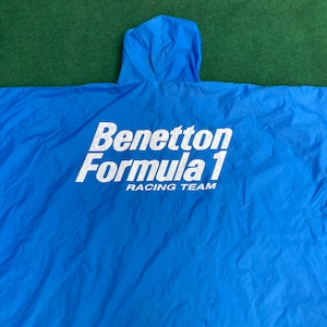 Vintage Benetton Formula One Sweater Big Logo Streetwear 90s Jacket