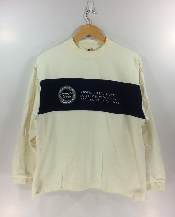 Vintage Ellesse Perugia Italia Dal 1959 Sweater S… - image 1