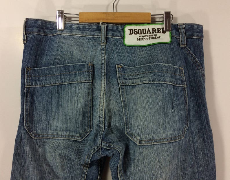 On SALE 30/% Rare DSQUARED 2 Jeans Denim Pants Zipper Jeans Pant Jeans