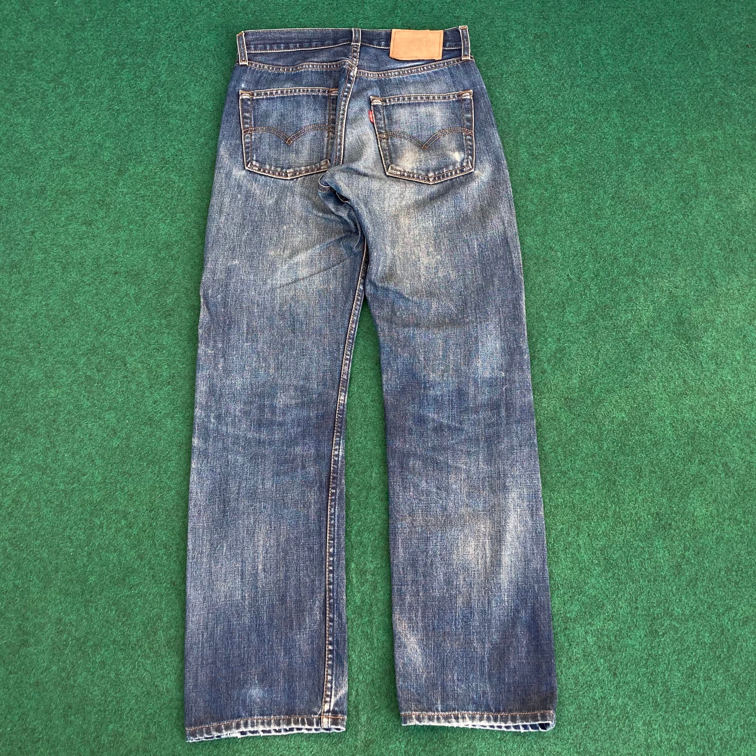 Vintage Levis 505 Distressed Ripped Sz 29 Grunge Jeans - Etsy