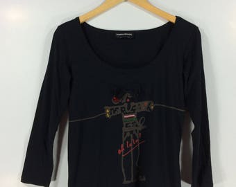 Sonia Rykiel T shirt Streetwear Button Down Women Designer shirt