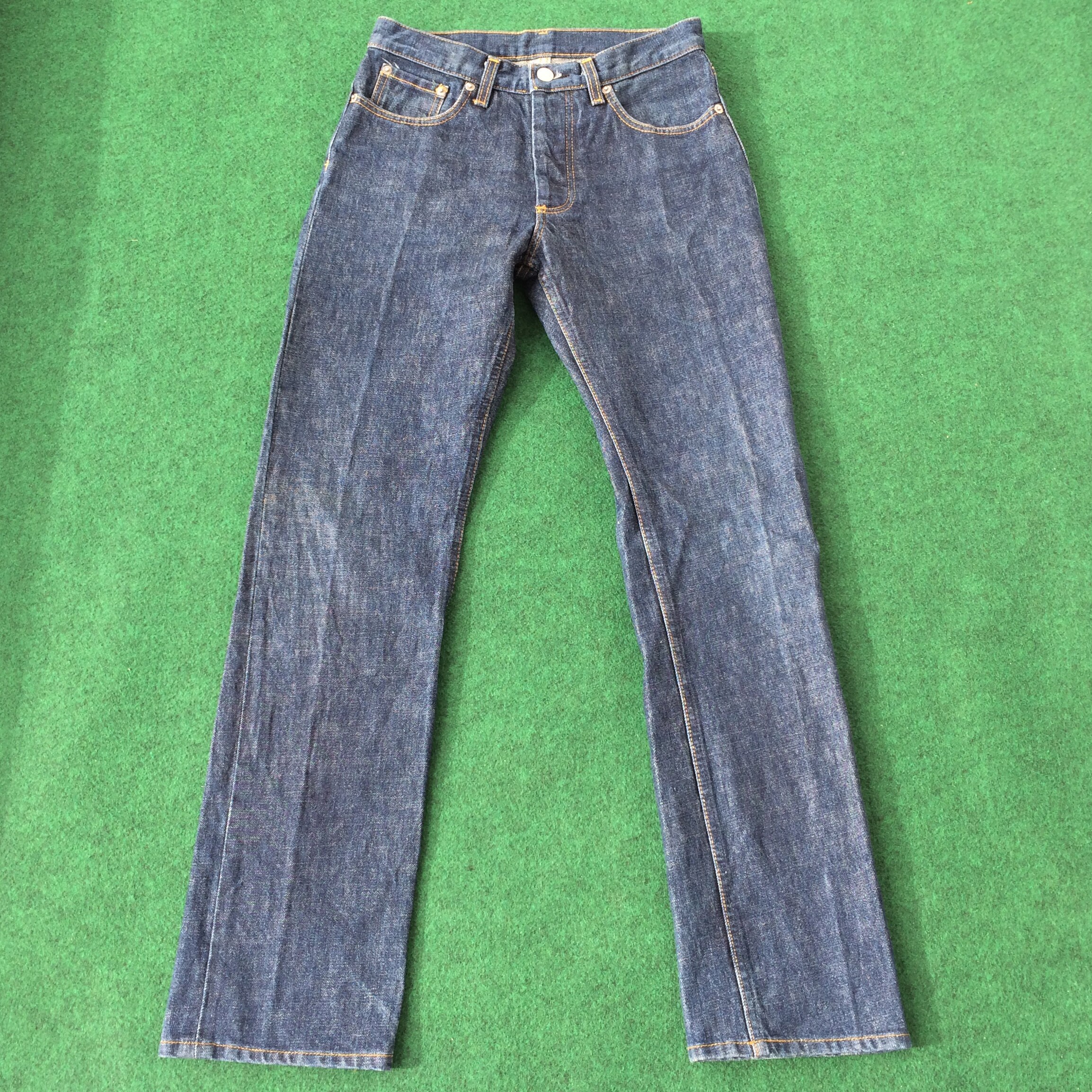 Vintage Helmut Lang Women Pants Jeans High Fashion Hip Hop 1998 90s Style Streetwear Rare
