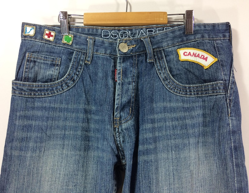 On SALE 30/% Rare DSQUARED 2 Jeans Denim Pants Zipper Jeans Pant Jeans
