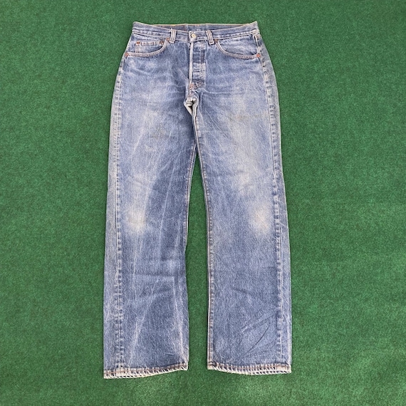 Vtg Levis 501 Faded Blue Sz 31 80s Jeans - Etsy