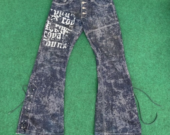 Vintage Tornado Mart Flare Jeans Size 33 Tornado Mart Button Vintage Tornado Mart Flare Jeans Size 33 Tornado Mart Button
