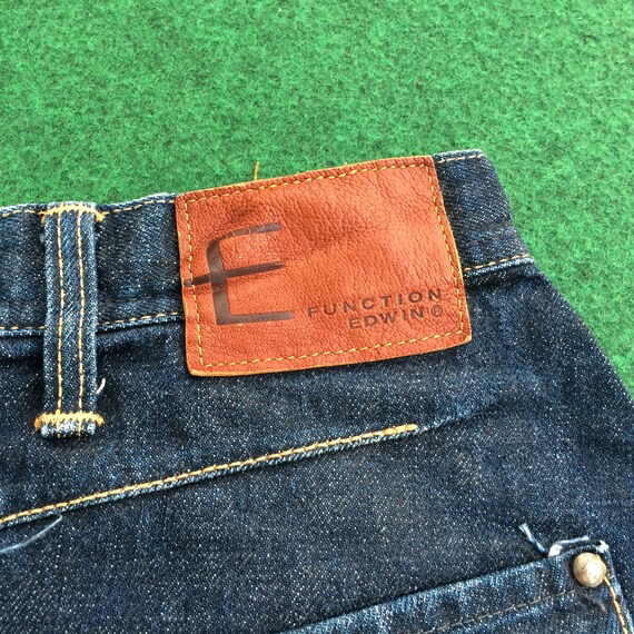 Vintage Edwin EFunction Denim Zipper Denim Size 2… - image 5