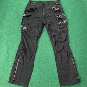 Vtg Mangrove Cargo Bondage Punk Style Pants Jeans