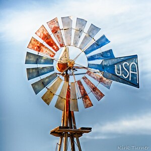 American Windmill, western decor, southwest, cowboy art, ranch life, great gif for rancher, ranch photography, Texas windmill, Kirk Turner