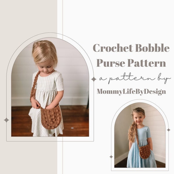 Crochet Bobble Purse Pattern PDF