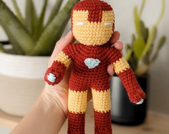 Crochet Iron Man Amigurumi Pattern Plush Toy