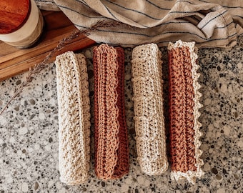 Crochet Washcloth Set Patterns