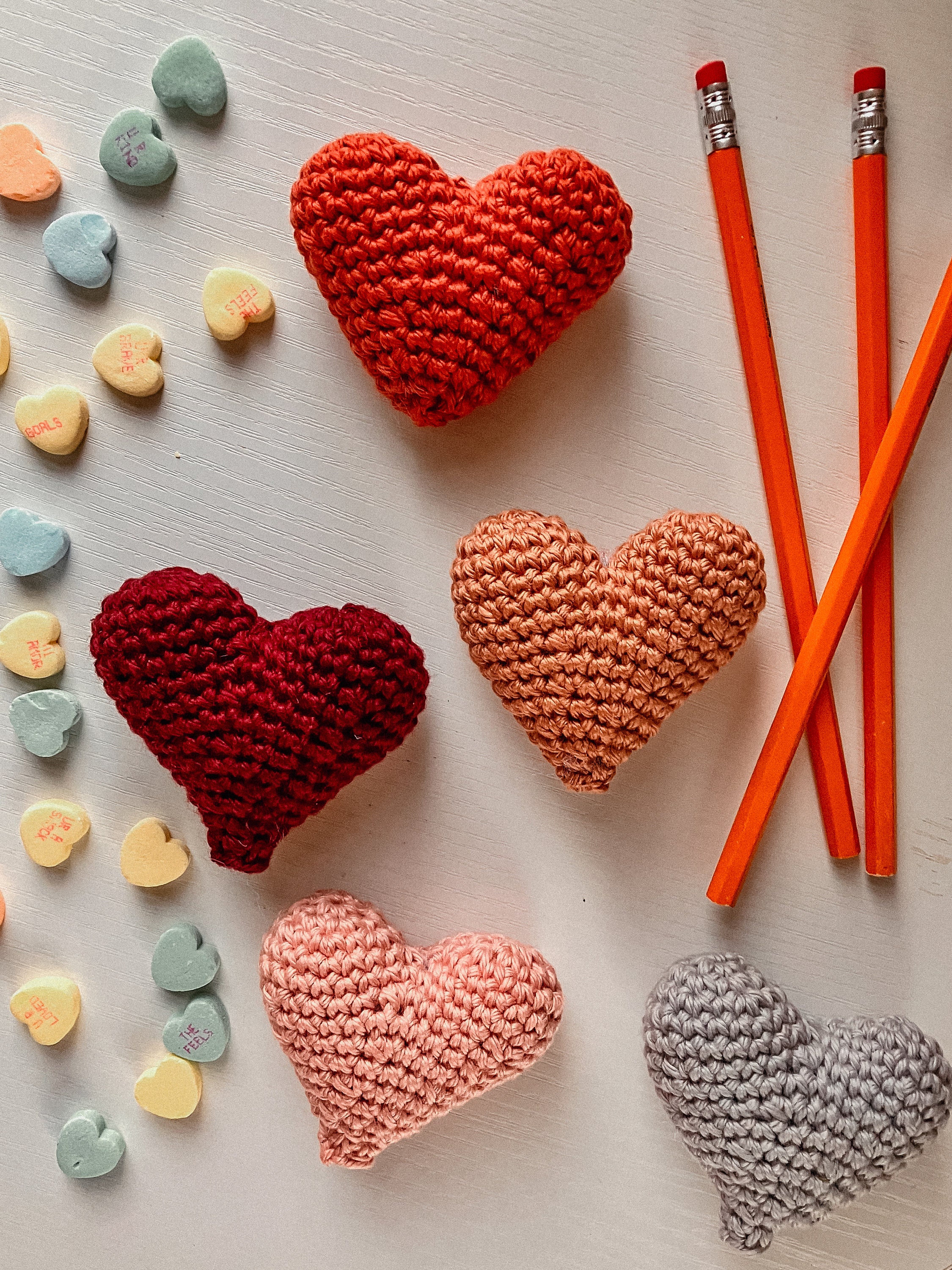 Crochet Heart Bouquet Crochet Pattern Valentine Gift - Etsy