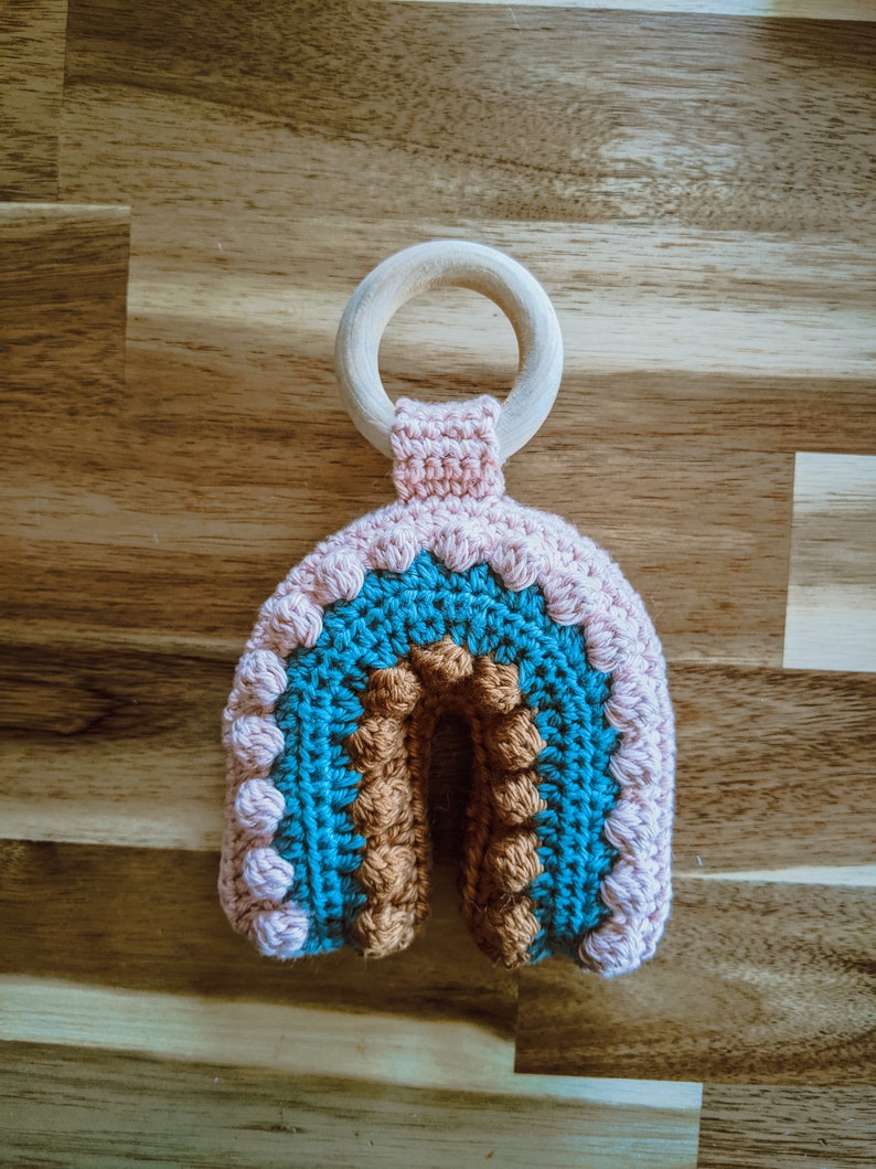 Crochet Rainbow Teether Pattern image 7