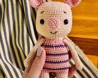 Patrón de cerdito a crochet (descarga digital en PDF)