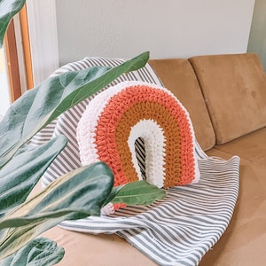 Giant Plush Rainbow Pillow Pattern PDF Digital Baby Nursery Decor