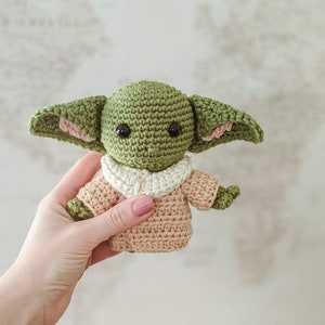 Grogu Baby Yoda Virkat Amigurumi mönster