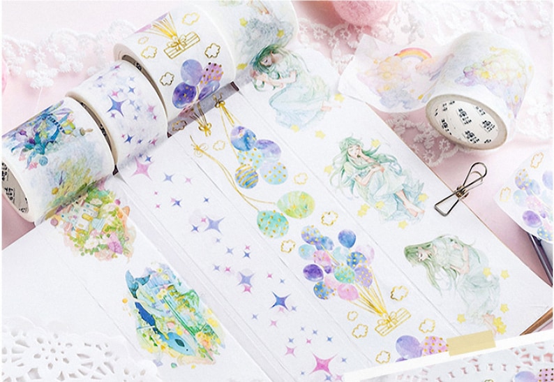 Paper tape Decorative tape Scrapbook Tape Washi Tapes Masking Tape Planner tape Japanese Washi Tape