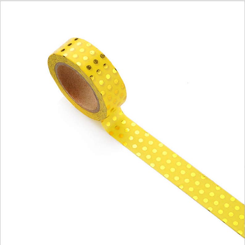 Journal Gold Foil Washi Tapes Craft Decoration Paper tape Scrapbooking Masking Tape Japanese Washi Tape Planner