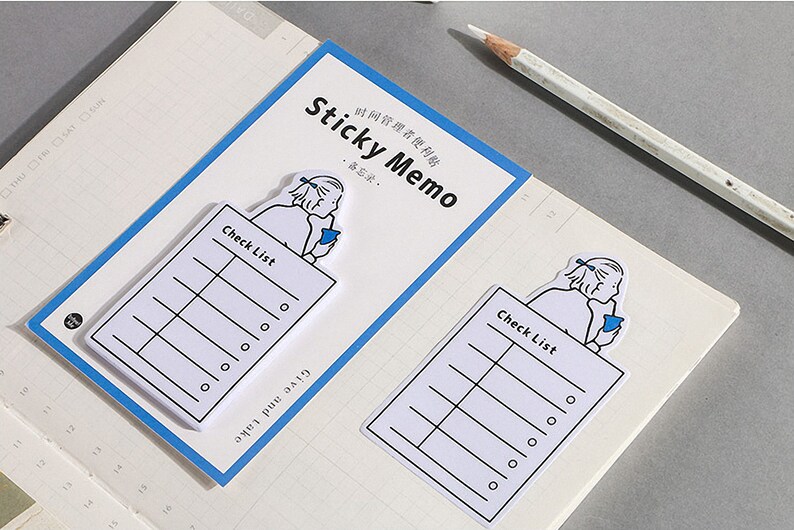 Reminder Notes ChecklistTo Do Planner Notepads Memo Pads Memo Pad Stickers