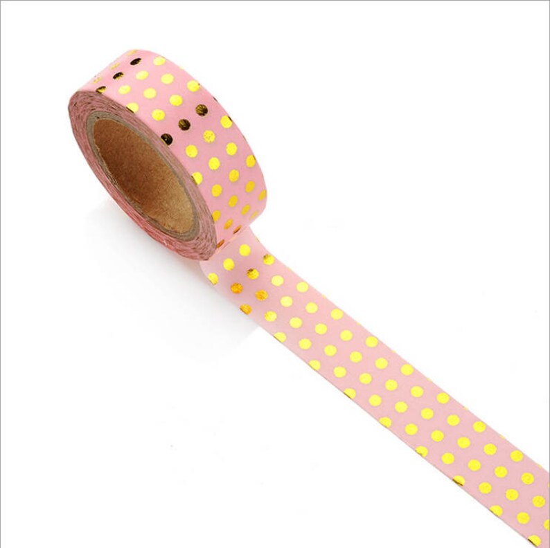 Journal Gold Foil Washi Tapes Craft Decoration Paper tape Scrapbooking Masking Tape Japanese Washi Tape Planner