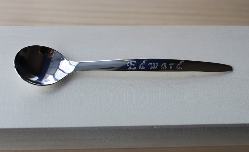 Engravable Personalized Gift Item Silver-plated Boxed Baby Feeding Spoon