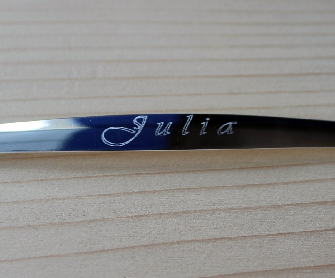 Silver 999 Spoonpersonalized Silver Spoonice Cream Silver Spoon