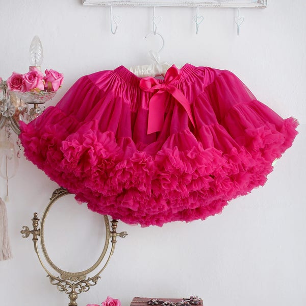 Raspberry Tutu Pettiskirt for girls