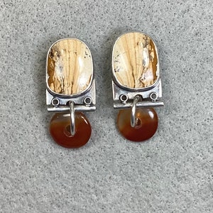 Silver earrings