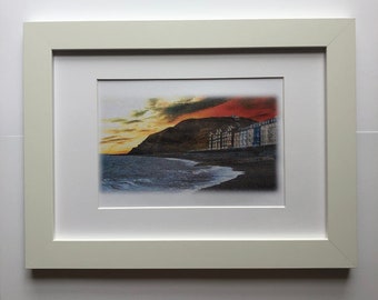 Aberystwyth Seafront, Ceredigion, Wales Print