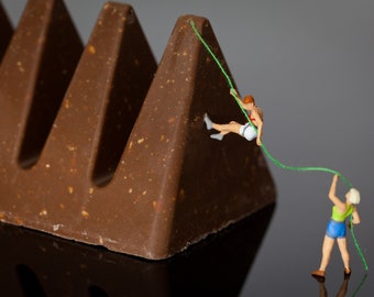 Little People photographic print 'Mount Toblerone'