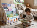 Personalised Childrens Bookcase | Nursery Bookshelf with Name | Toddler Room Book Storage