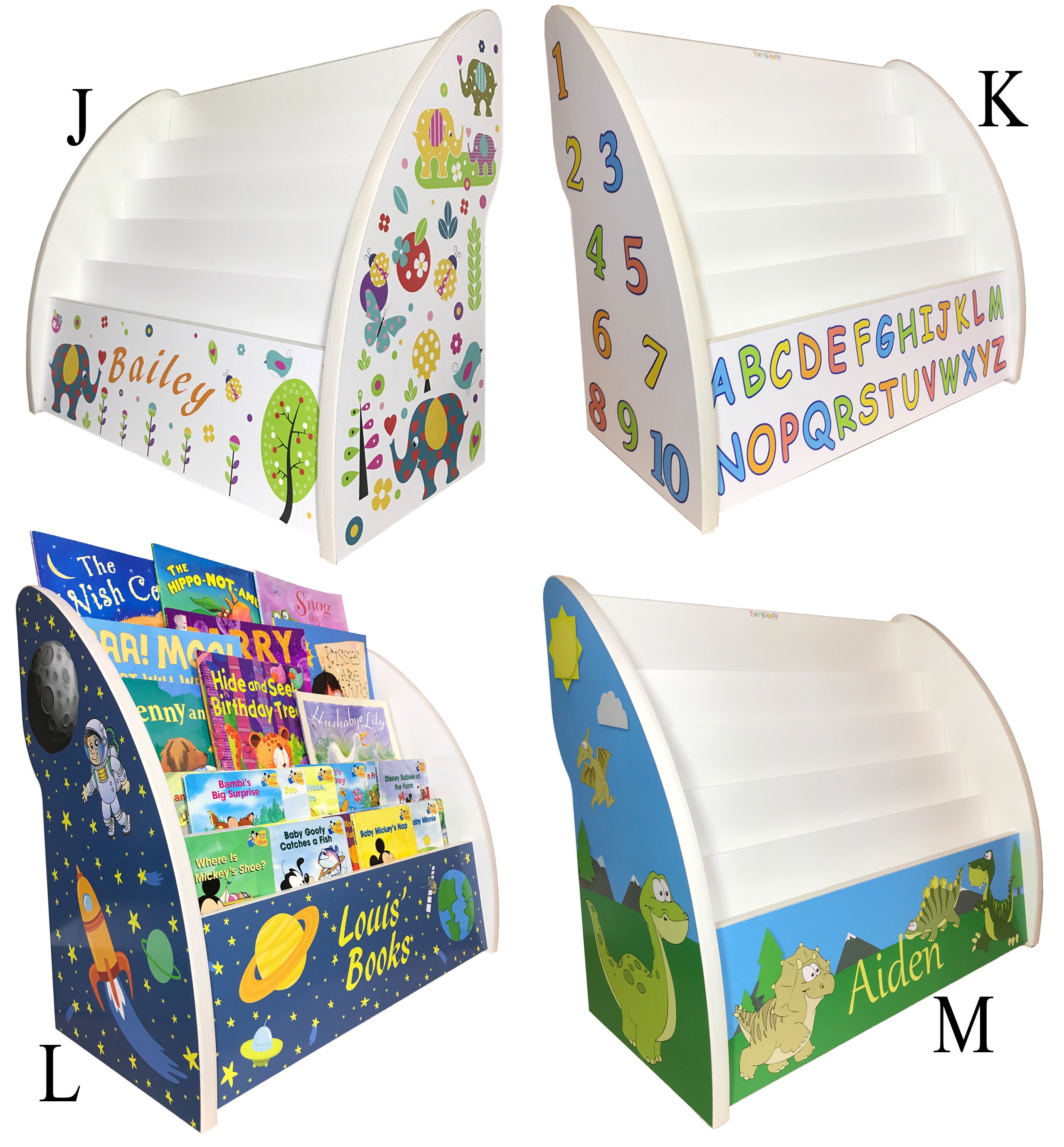 Personalised Childrens Bookcase Kids Bookshelf Childrens Etsy UK