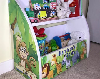 Personalised Toy Box Boys. TINYSTANDS Toys Storage for Boys Room
