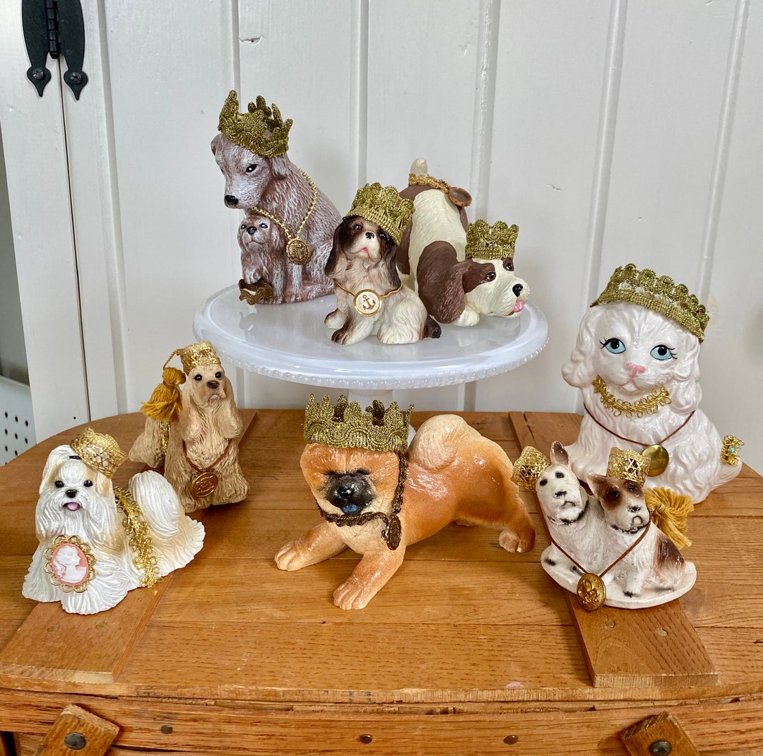 Dog Show, Upcycled Dog Figurine, Best in Show, Dog Show Winners, Cute