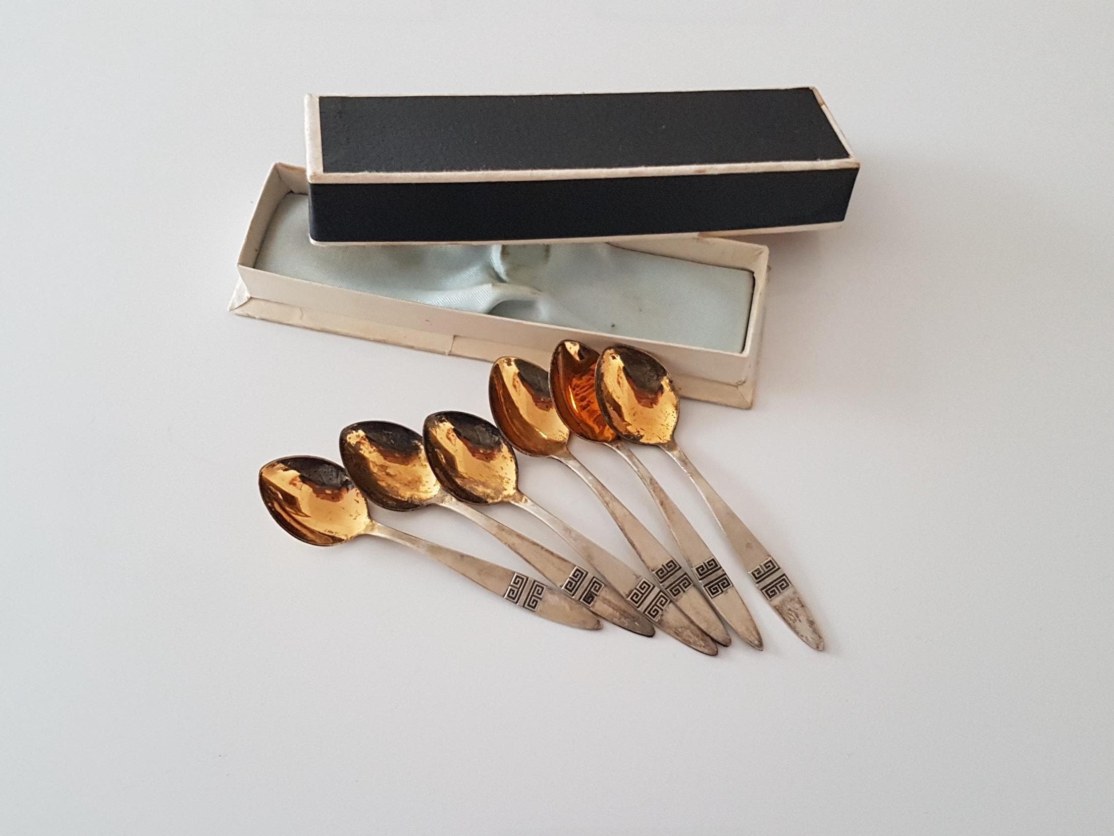 ヴィンテージティーまたはコーヒースプーン6本セット、ヴィンテージ