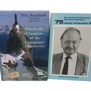 Chess Book, Chess Book Collection, Old Chess Book, Chess Literature, Vintage Chess Book in English, Rare Chess Book in German,