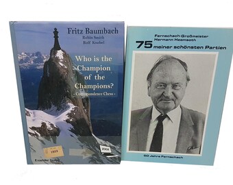 Chess Book, Chess Book Collection, Old Chess Book, Chess Literature, Vintage Chess Book in English, Rare Chess Book in German,