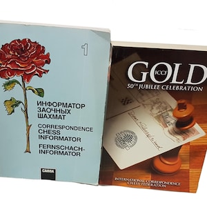 Chess Book, Chess Book Collection, Old Chess Book,  Rare Chess Book, Correspondence Chess History, Correspondence Chess Player Library