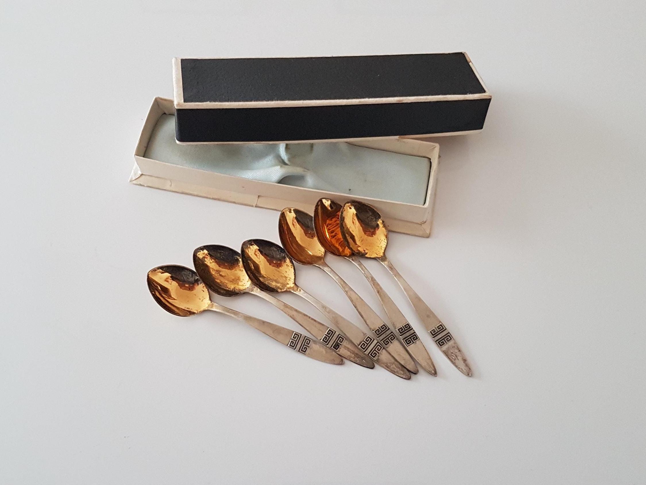 ヴィンテージティーまたはコーヒースプーン6本セット、ヴィンテージ