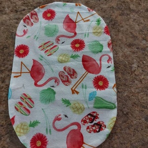 Ostomy bag cover Blanc, Flamands rose