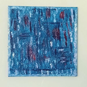 12x12 Original hand-painted acrylic Abstract artwork