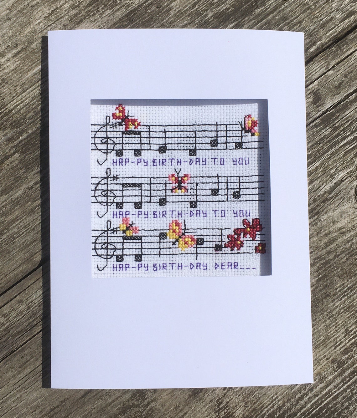 Cross Stitch Pattern PDF. Digital Download. Happy Birthday. - Etsy