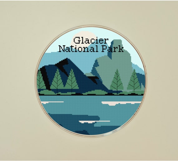 FO] Glacier National Park by America the Beautiful Cross Stitch
