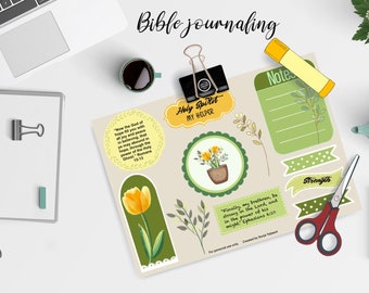 Ephesians 6:10 / Relationship with God / Bible journaling page/ printable resource/Bible study / Bible verses / Holy Spirit my helper