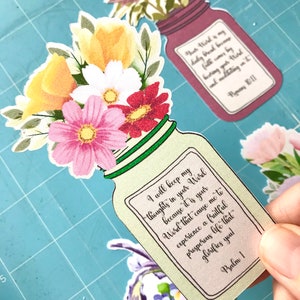 Flower Pots With Bible Verses for Mothers and Woman Printable/little ...