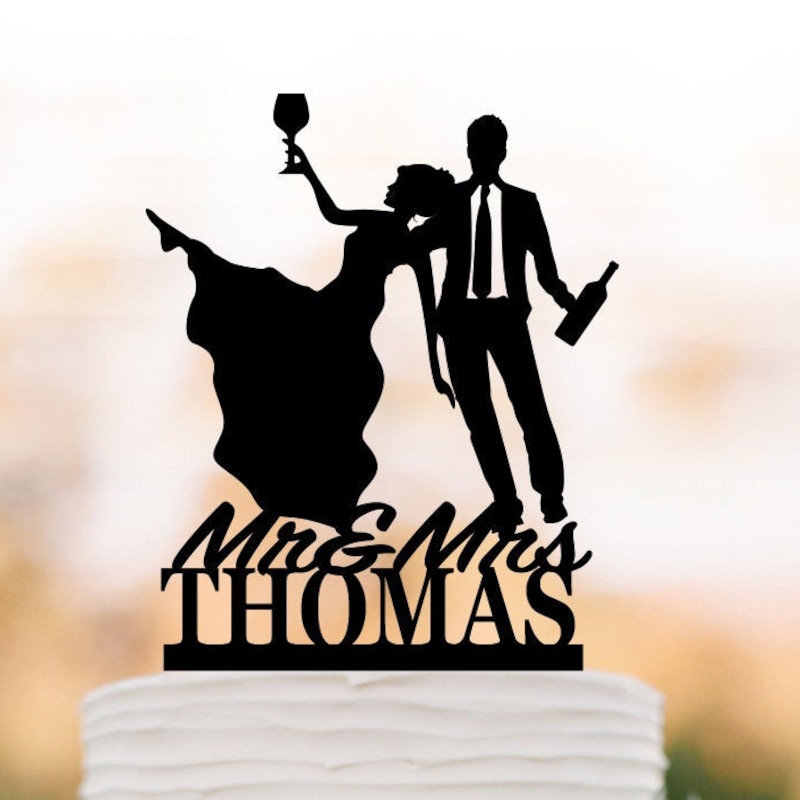 Funny Wedding Cake Topper - Etsy