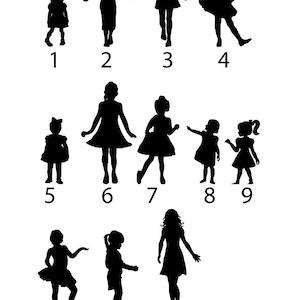 girl Cake topper silhouette, little child wedding cake topper, acrylic cake topper, funny cake topper kids cake topper