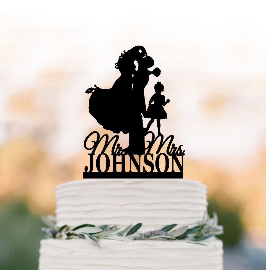 Bride and Groom Cake Toppers PERSONALISED Mr and Mrs Wedding Cake Decorations 