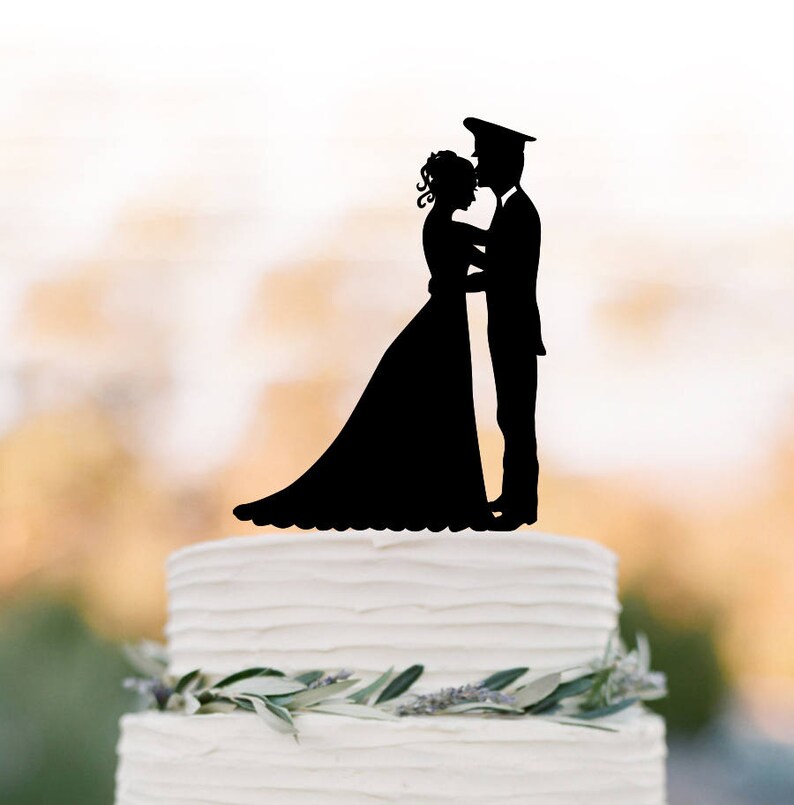 Police Man Wedding Cake Topper Police Officer Cake Topper Etsy